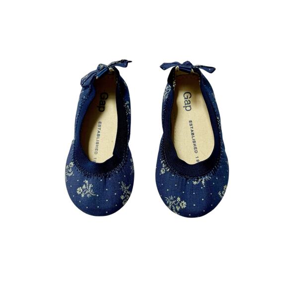 Gap Floral Ballet Flats Size 5 - Picture 1 of 6